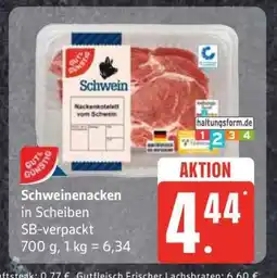 Edeka Schweinenacken in Scheiben Angebot