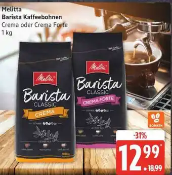 Edeka Melitta Barista Kaffeebohnen Angebot