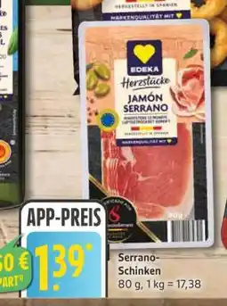Edeka Serrano-Schinken Angebot