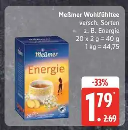 Edeka Meßmer Wohlfühltee Angebot