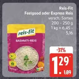 Edeka Reis-Fit Feelgood oder Express Reis Angebot