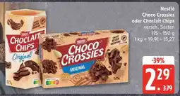 Edeka Nestlé Choco Crossies oder Choclait Chips Angebot