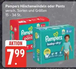 Edeka Pampers Höschenwindeln oder Pants Angebot
