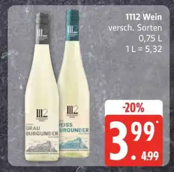 Edeka 1112 Wein Angebot