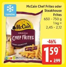 Edeka McCain Chef Frites oder Steakhouse Frites Angebot