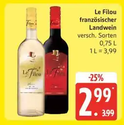 Edeka Le Filou französischer Landwein Angebot