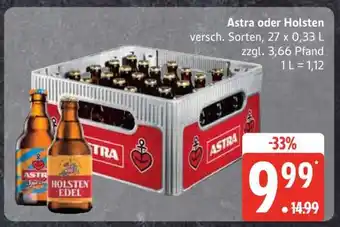 Edeka Astra oder Holsten Angebot