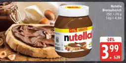 Edeka Nutella Brotaufstrich Angebot