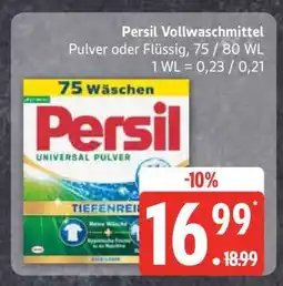 Edeka Persil Vollwaschmittel Angebot