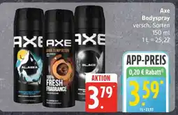 Edeka Axe Bodyspray Angebot