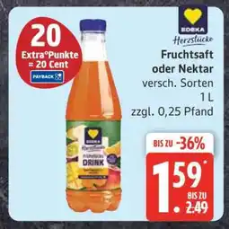 Edeka EDEKA Herzstücke Fruchtsaft oder Nektar Angebot