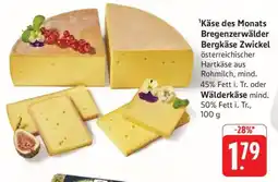 Edeka Bregenzerwälder Bergkäse Zwickel Angebot