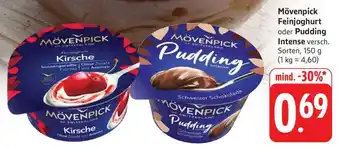 Edeka Mövenpick Feinjoghurt oder Pudding intense Angebot