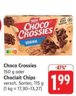 Edeka Choco Crossies oder Choclait Chips Angebot