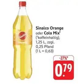 Edeka Sinalco Orange oder Cola-Mix Angebot