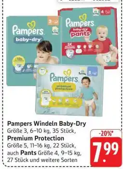 Edeka Pampers Windeln Baby Dry Angebot