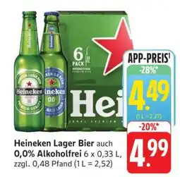 Edeka Heineken Lager Bier Angebot