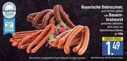 Edeka Bayerische Debrecziner oder Bauernbratwurst Angebot