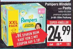 Edeka Pampers Windeln oder Pants Angebot