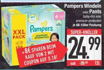 Edeka Pampers Windeln oder Pants Angebot