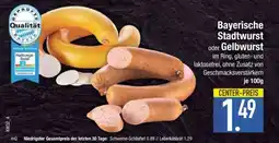 Edeka Bayerische Stadtwurst oder Gelbwurst Angebot