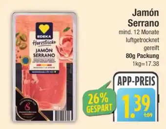 Edeka Jamón Serrano Angebot