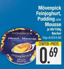 Edeka Mövenpick Feinjoghurt, Pudding oder Mousse Angebot
