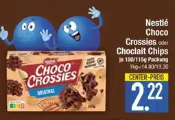 Edeka Nestlé Choco Crossies oder Choclait Chips Angebot