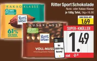Edeka Ritter Sport Schokolade Angebot