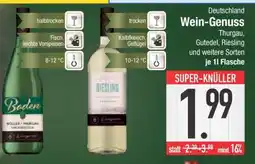 Edeka Wein-Genuss Thurgau, Gutedel, Riesling Angebot