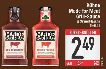 Edeka Kühne Made for Meat Grill-Sauce Angebot