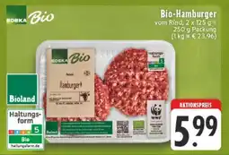 Edeka Bio-Hamburger Angebot