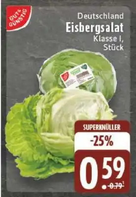 Edeka Deutschland : Eisbergsalat Angebot