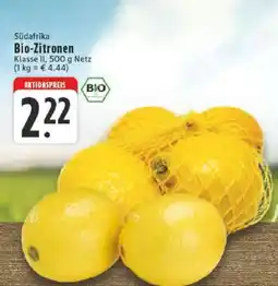 Edeka Bio-Zitronen Angebot