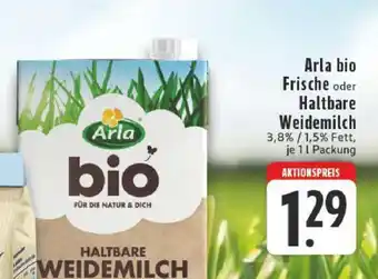 Edeka Arla Bio Frische oder Haltbare Weidemilch Angebot