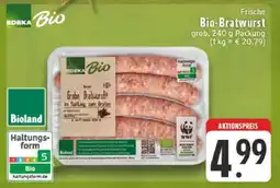 Edeka Frische Bio-Bratwurst Angebot