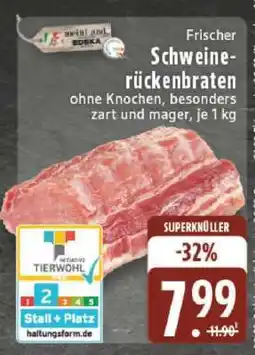 Edeka Frischer Schweinerückenbraten Angebot