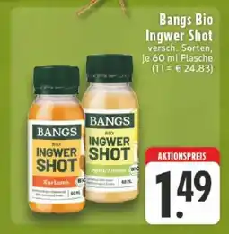 Edeka Bangs Bio-Ingwer Shot Angebot