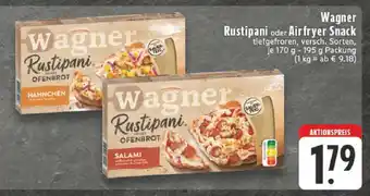 Edeka Wagner Rustipani oder Airfryer Snack Angebot