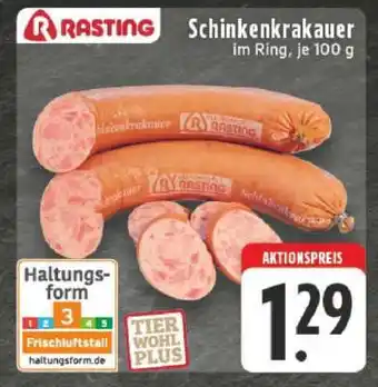 Edeka Rasting Schinkenkrakauer Angebot