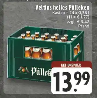 Edeka Veltins Helles Pülleken Angebot