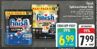 Edeka FINISH Spülmaschinen-Tabs Angebot