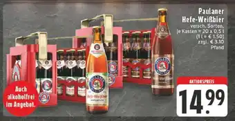 Edeka PAULANER Hefe-Weißbier Angebot