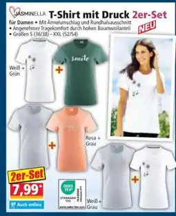 Norma YASMINELLA T-Shirt mit Druck 2er-Set Angebot
