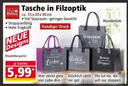 Norma Tasche in Filzoptik Angebot