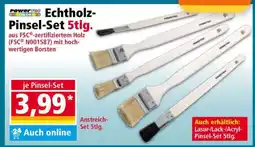Norma Echtholz-Pinsel-Set 5tlg Angebot