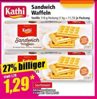 Norma Kathi Sandwich- Waffeln Angebot