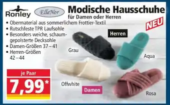 Norma Modische Hausschuhe Angebot