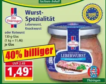 Norma Wurst-Spezialität Angebot