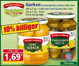 Norma Gurken Gewürzgurken Auslese Abtr.-Gew. oder Senf Gurken Abtr.-Gew Angebot